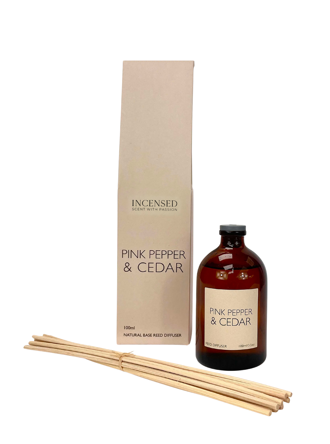 Pink Pepper & Cedar 100ml Brown Apothecary Reed