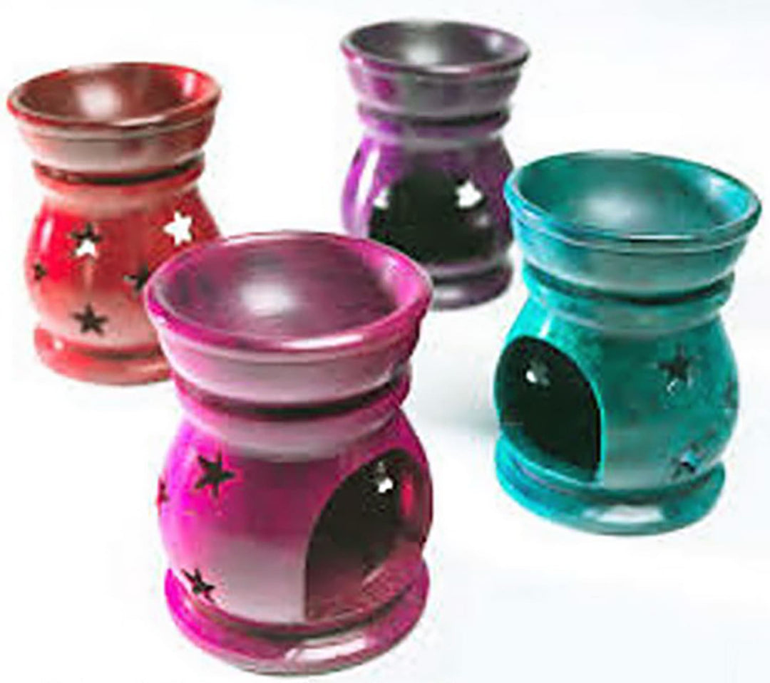 Colorful Soapstone Oil Burner