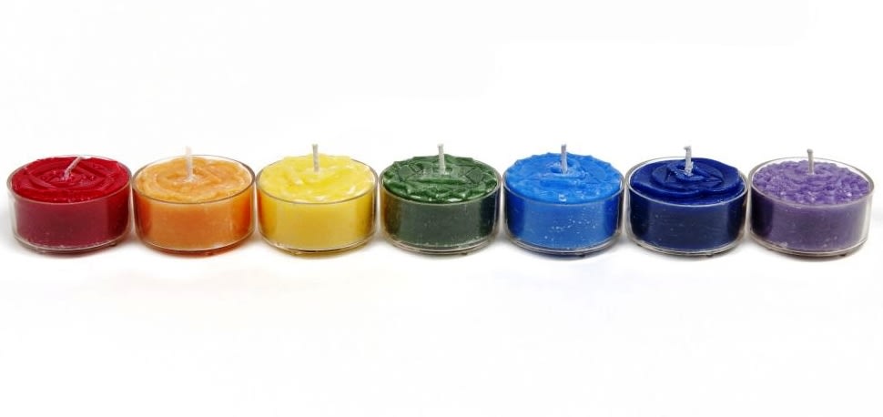 Chakra Tealight Candles