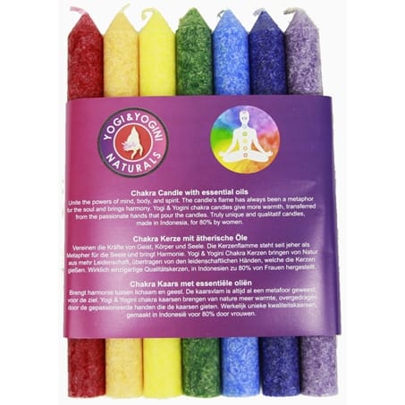 Chakra Dinner Candles